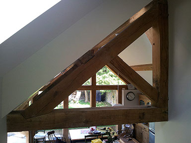 oak frame kitchen extension sherbourne dorset