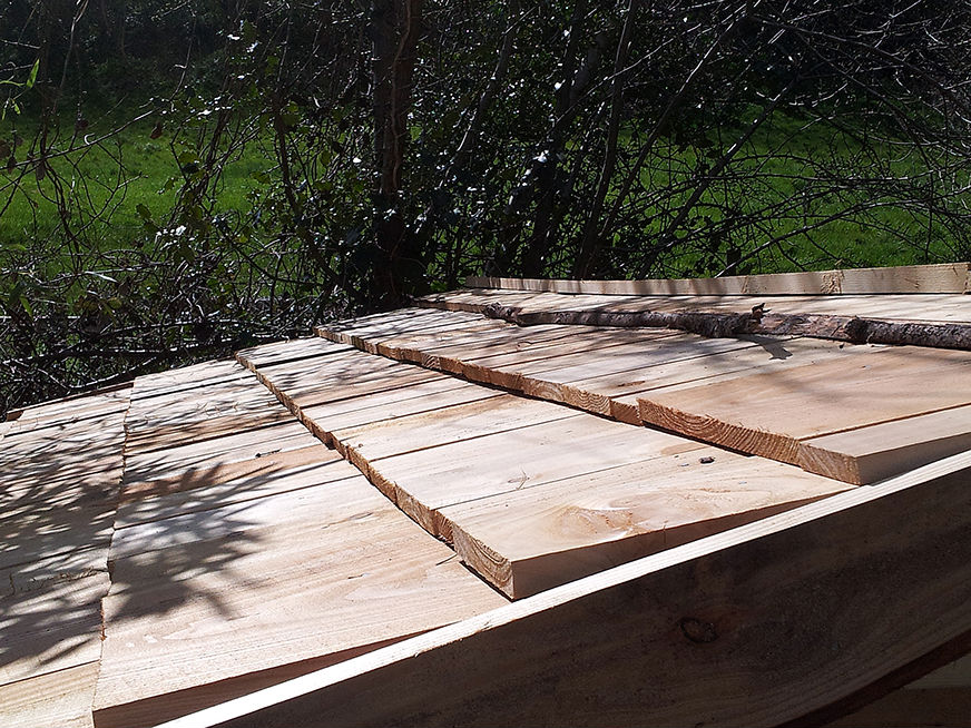 wooden roof shingles