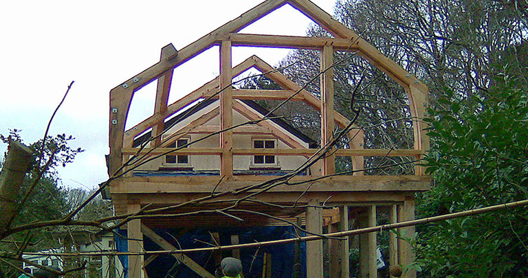 building timber frame structure dorset