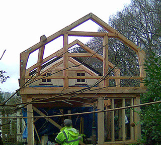 building timber frame structure dorset