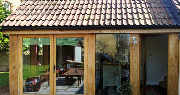 oak frame extension sherbourne dorset
