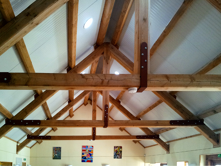 timber frame kitchen extension dorset