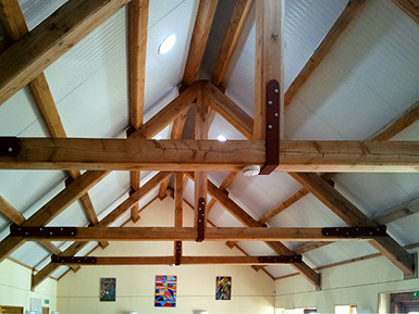 timber frame kitchen extension dorset