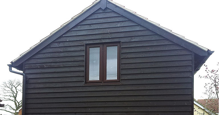 timber frame garage extension dorset