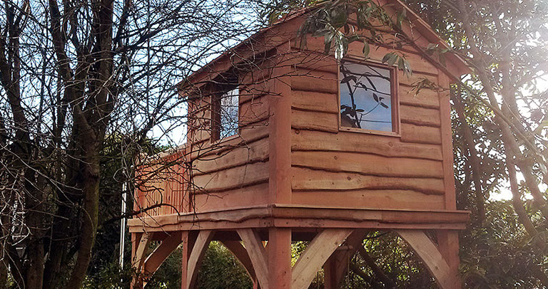 bespoke timber  playhouse dorset
